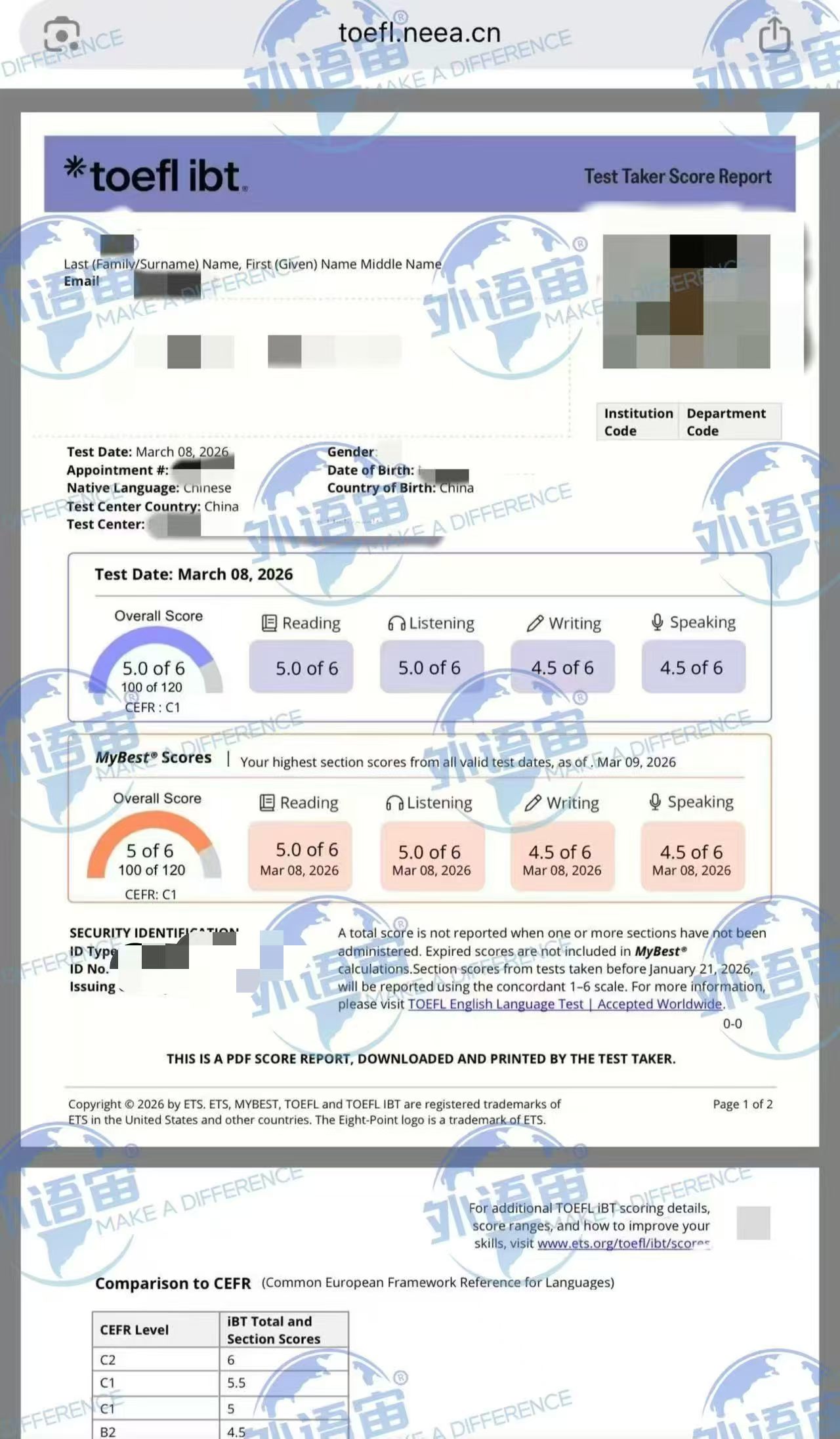 学员成绩单与反馈截图 23
